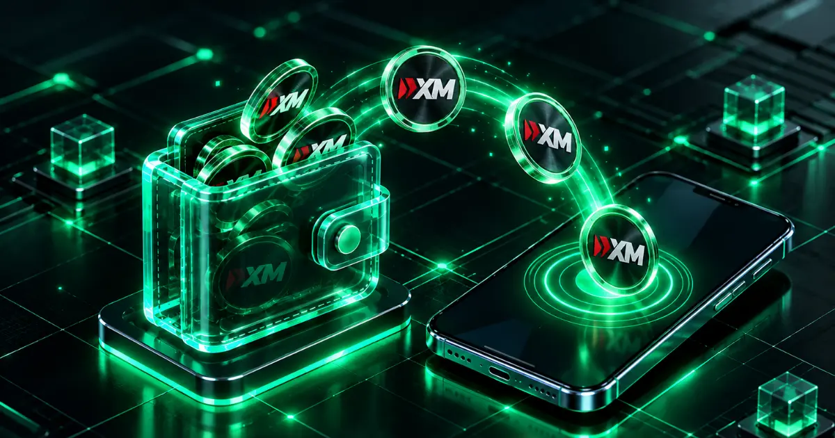 XM Wallet and cashback transfer to a mobile phone